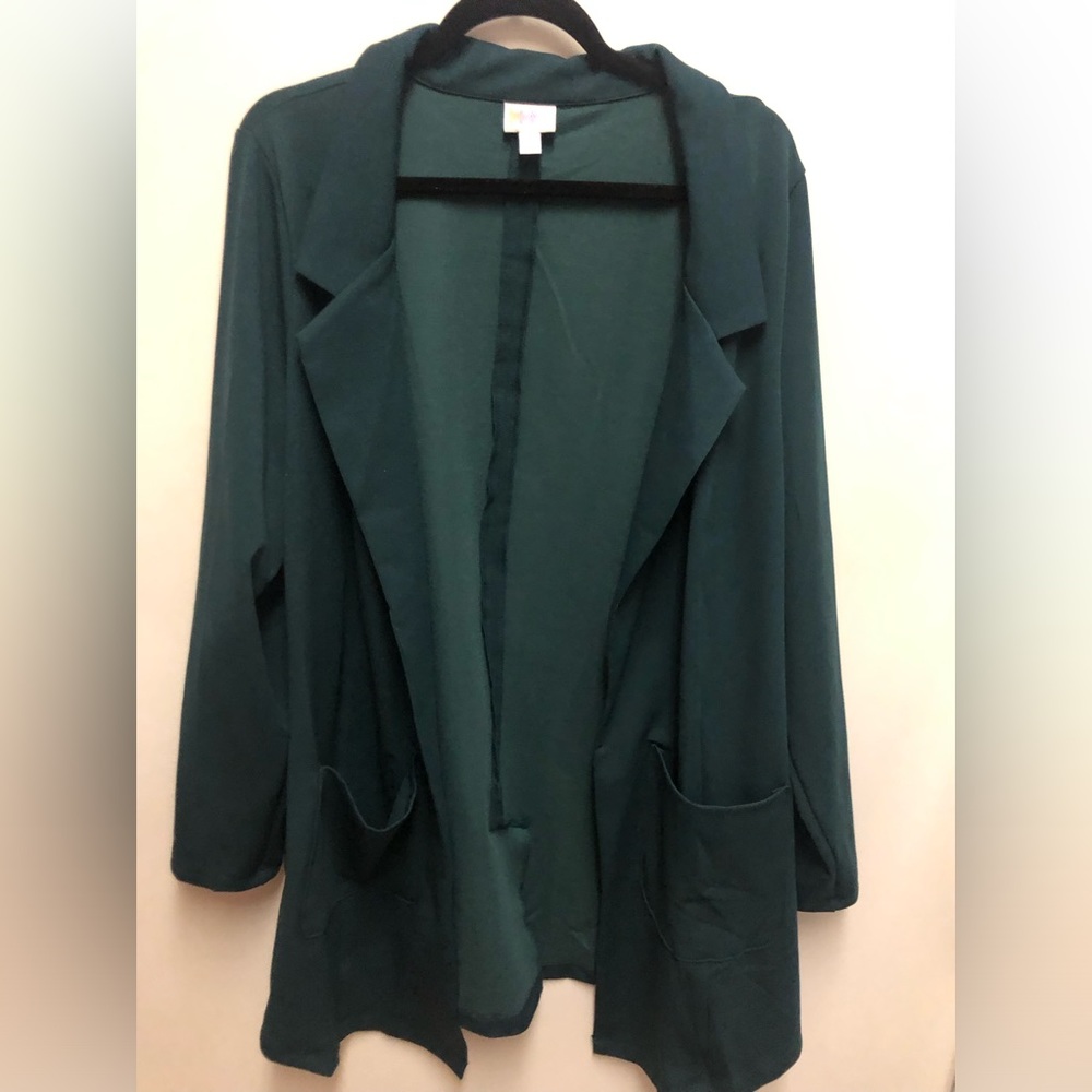 2XL new without tags forest green Lularoe Gwen Blazer